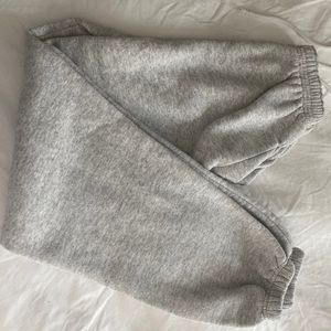 PrettyLittleThing Grey Fleece Sweatpants